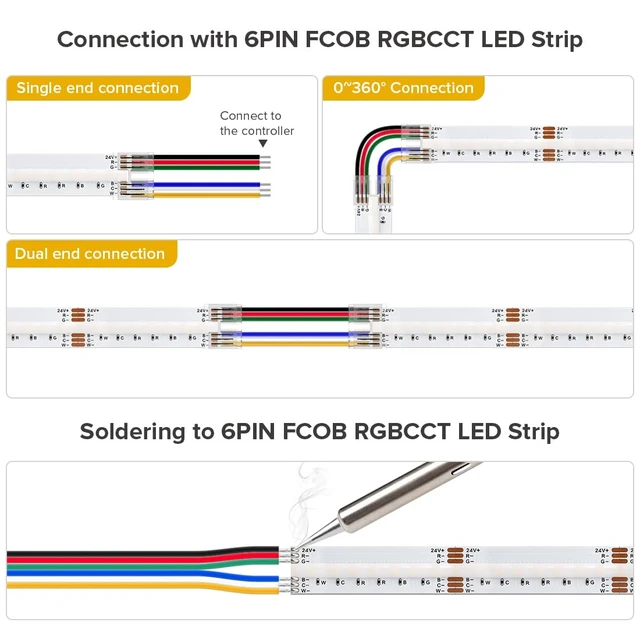 Alt view image 4 of 7 - 18AWG 6-Pin 32.8ft Extension Cable, UL Recognized Component