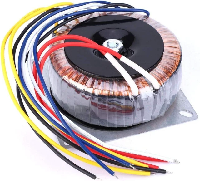 Main image of 200W Toroidal Power Transformer, AC 110V to Dual 28V + Dual 12V + Single 12V Output for Tube Amplifiers, Preamp, Speaker Protection & Amp Boards