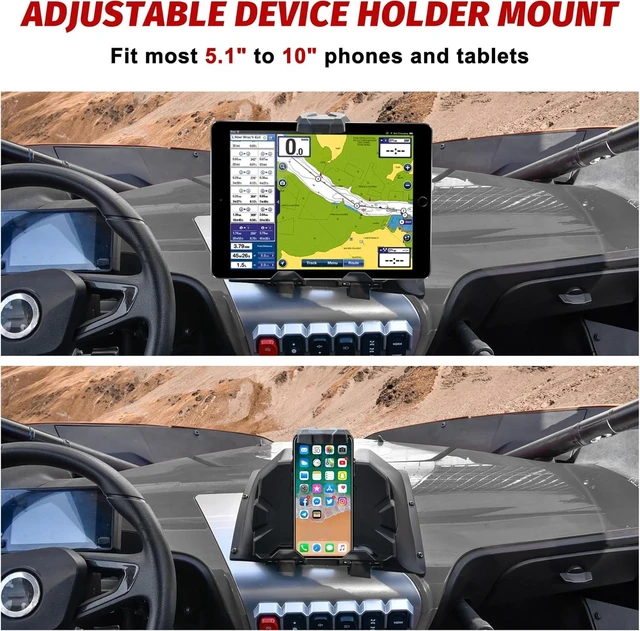 Alt view image 6 of 6 - Tablet Phone Mount Holder for CFMOTO ZForce 950 HO EX Sport 2020-2024