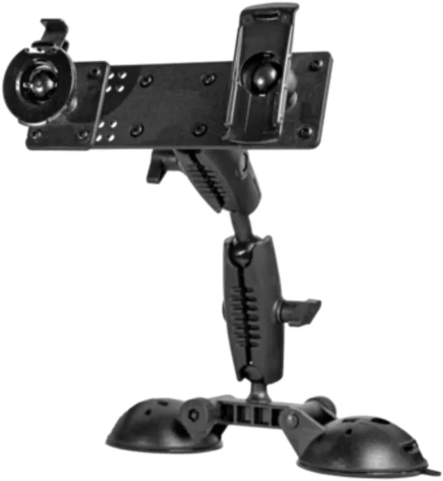 Alt view image 2 of 2 - Double Suction Window Mount for Garmin Drivetrack, Alpha 100 & Alpha 200