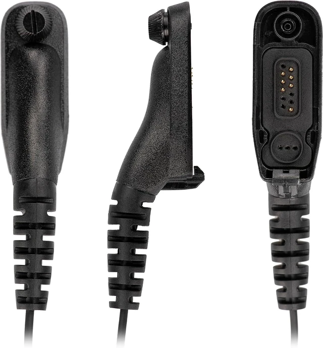 Alt view image 3 of 7 - 2 Pack BCT22-M9 2-Wire Surveillance Acoustic Tube Earpiece with PTT Mic, Compatible with Motorola APX 8000/7000/4000/6000, XPR 7580e/7380e/7550/7350e/7350