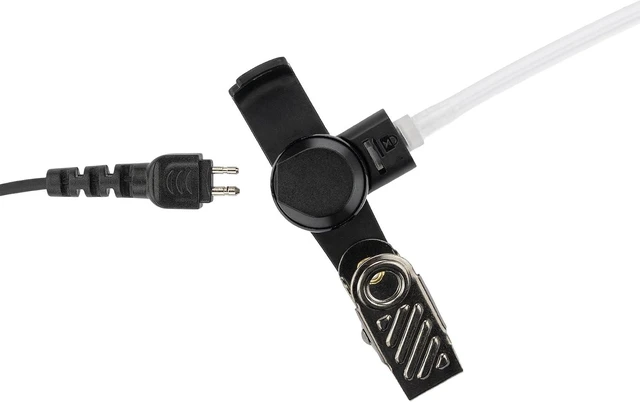 Alt view image 5 of 7 - 2 Pack BCT22-M9 2-Wire Surveillance Acoustic Tube Earpiece with PTT Mic, Compatible with Motorola APX 8000/7000/4000/6000, XPR 7580e/7380e/7550/7350e/7350