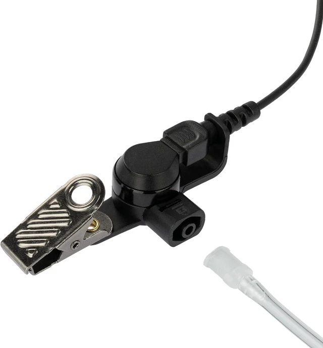 Alt view image 7 of 7 - 2 Pack BCT22-M9 2-Wire Surveillance Acoustic Tube Earpiece with PTT Mic, Compatible with Motorola APX 8000/7000/4000/6000, XPR 7580e/7380e/7550/7350e/7350