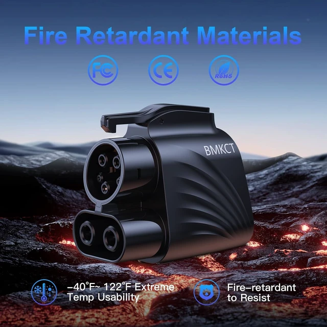 Alt view image 7 of 7 - 2025 Upgraded NACS to CCS1 Adapter, 500A/1000V DC 250KW for Tesla Supercharger, Fits Ford Mustang Mach-E/F-150 Lightning, Rivian, GM, Volvo & Polestar EVs
