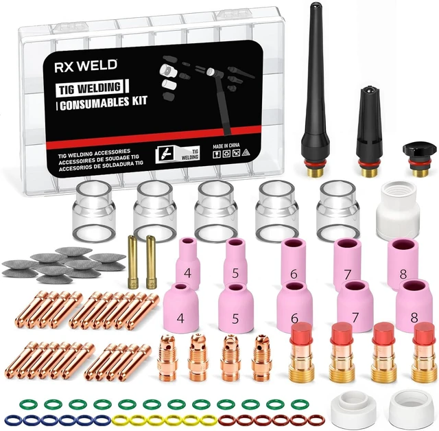 Main image of TIG Welding Torch Accessories Kit, 87PCS