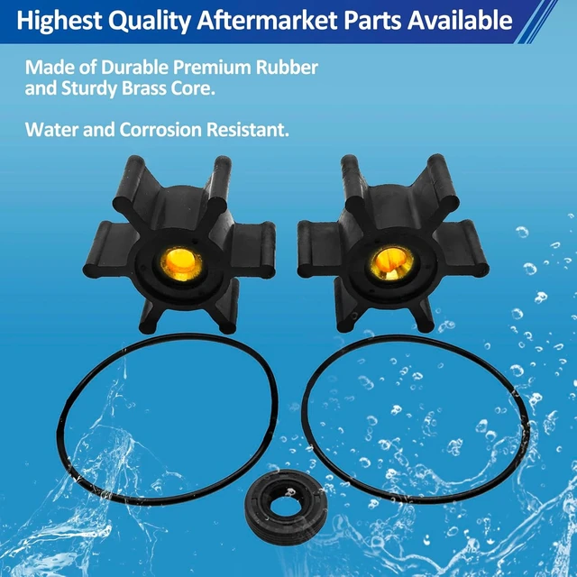 Alt view image 3 of 4 - 2 Pack Replacement Kit: Impeller, O-Ring & Oil Seal