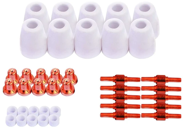 Main image of 40-Piece Nozzle Electrode Cup & Ring Set LCON40 for LT5000D/CT520D/CUT32i