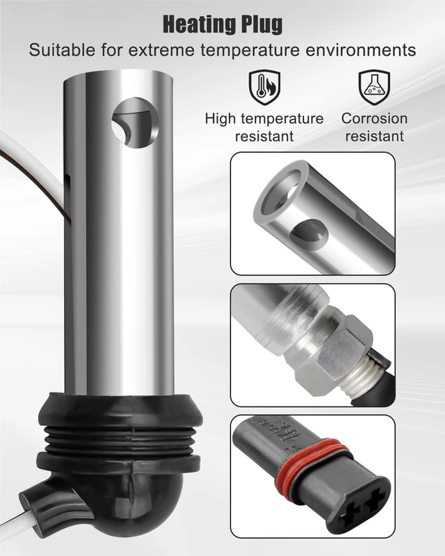 Alt view image 3 of 6 - 12V Heater Glow Plug Repair Kit & Fuel Metering Pump Heater 22451901