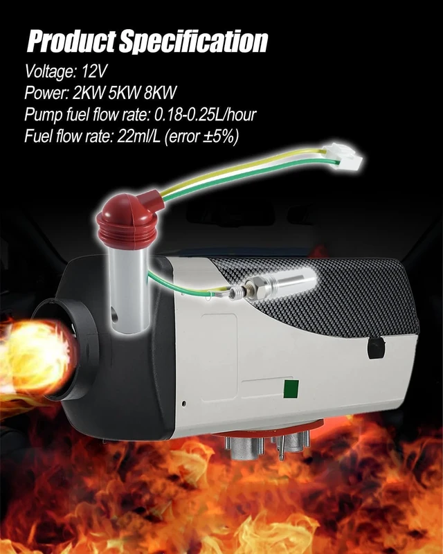 Alt view image 6 of 6 - 12V Heater Glow Plug Repair Kit & Fuel Metering Pump Heater 22451901