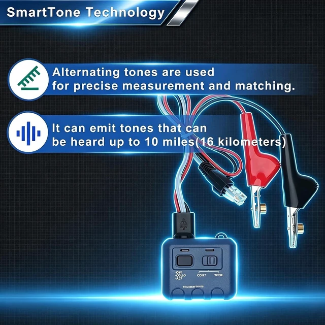 Alt view image 4 of 7 - Pro3000 Tone Generator & Probe Wire Toner Kit