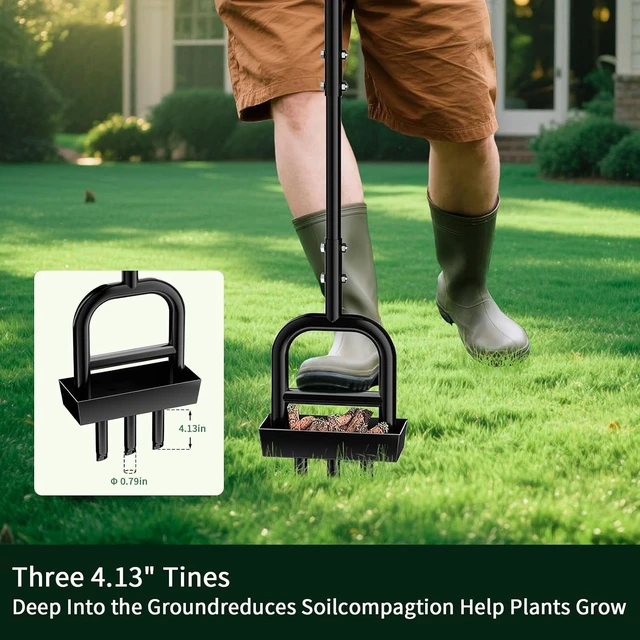 Alt view image 4 of 7 - Lawn Aerator Coring Tool & Soil Sampler Probe