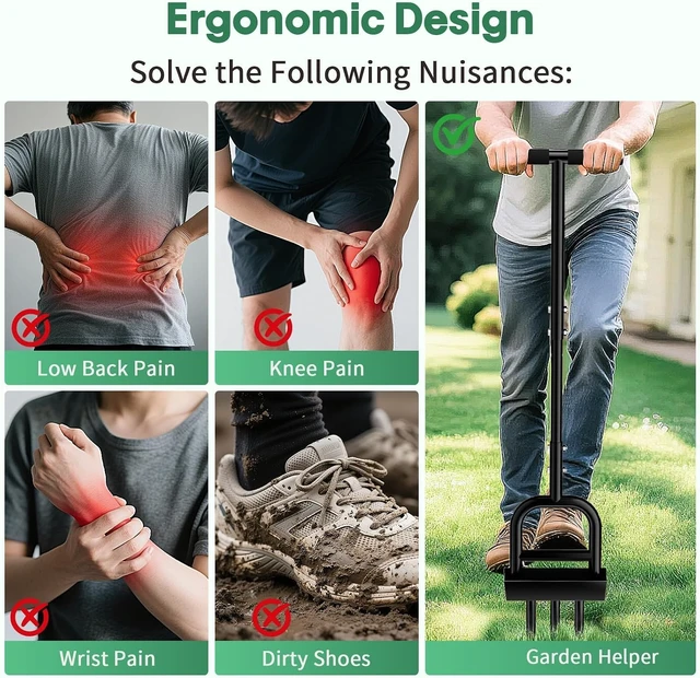 Alt view image 5 of 7 - Lawn Aerator Coring Tool & Soil Sampler Probe