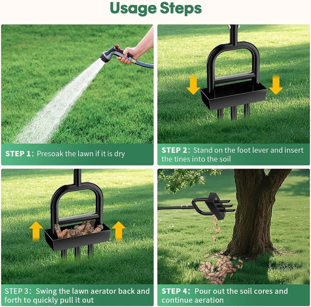 Alt view image 7 of 7 - Lawn Aerator Coring Tool & Soil Sampler Probe