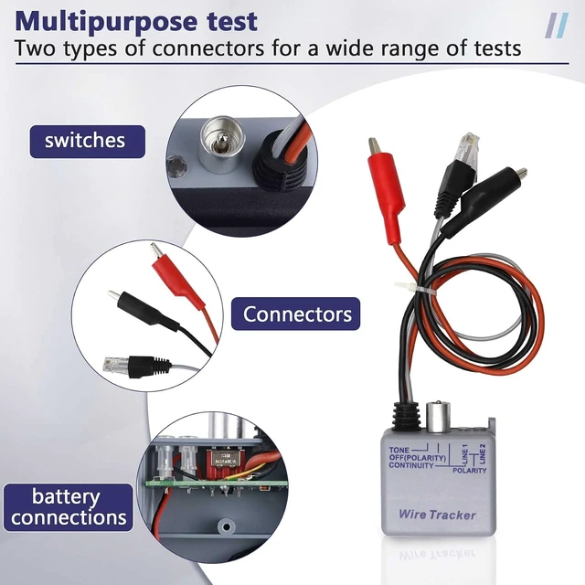 Alt view image 4 of 7 - 200EP High Accuracy Tone Generator Kit, Wire Tracer & Circuit Tester