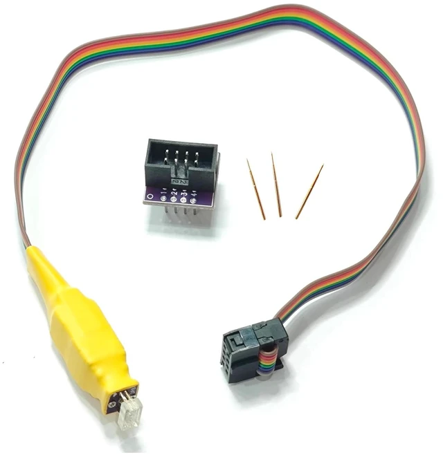 Main image of TSSOP8 IC Test Clip Probe, 4.4x3 Package with Replaceable Wire Needles for EEPROM, USB Programmer T76/T56/T48/RT809H (TSSOP8)