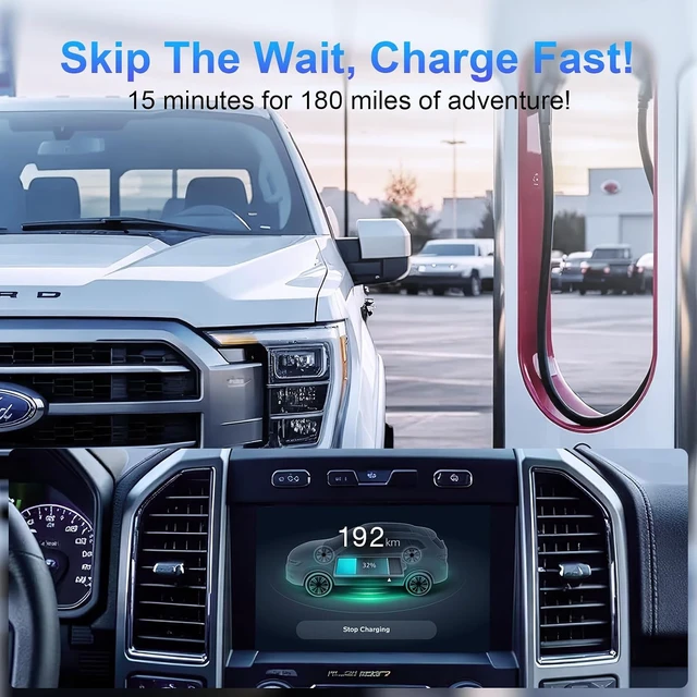 Alt view image 5 of 7 - 2025 Upgraded NACS to CCS1 Adapter, 500A/1000V DC 250KW for Tesla Supercharger, Fits Ford Mustang Mach-E/F-150 Lightning, Rivian, GM, Volvo & Polestar EVs
