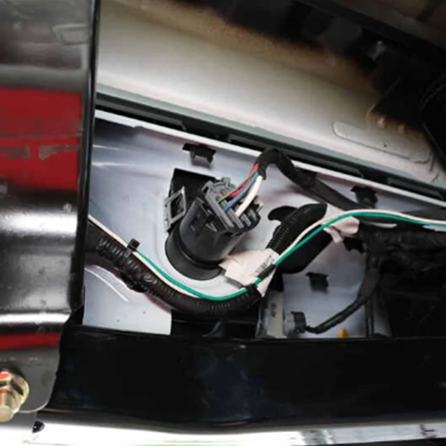 Alt view image 6 of 7 - 7-Way Trailer Tow Hitch Connector Receptacle Harness Installation Kit
