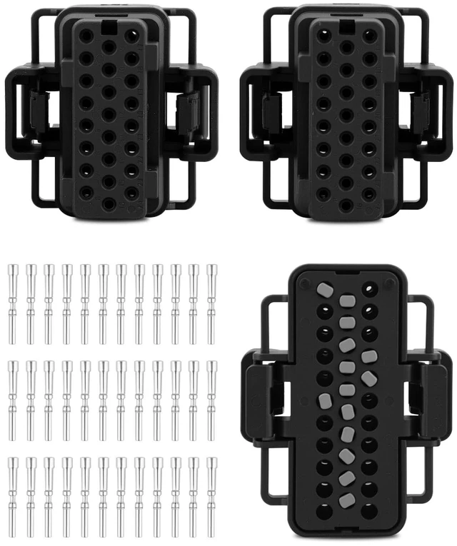 Main image of FICM Fuel Injection Control Module Connector Wiring Harness Plug for Ford Excursion F250-F750 6.0L Powerstroke, Replaces 1456315-2/1456315-6/1437287-6/AP0018/AP0019/AP0020