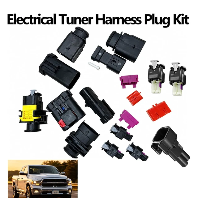 Alt view image 3 of 7 - Tuner Harness Plug Kit for Dodge Ram Cummins 6.7L 2019-2024