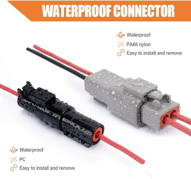 Alt view image 5 of 7 - ST6485 Deutsch DTP/DTHD Connector Kit, 1/2/4 Pin 12-16AWG Solid Pins