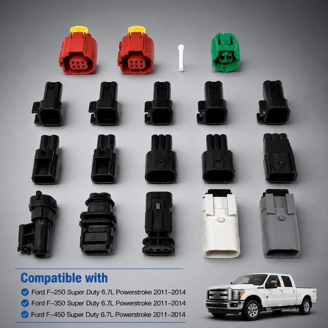 Alt view image 2 of 7 - Tuner Harness Plug Kit for Ford F-Series 2011-2014