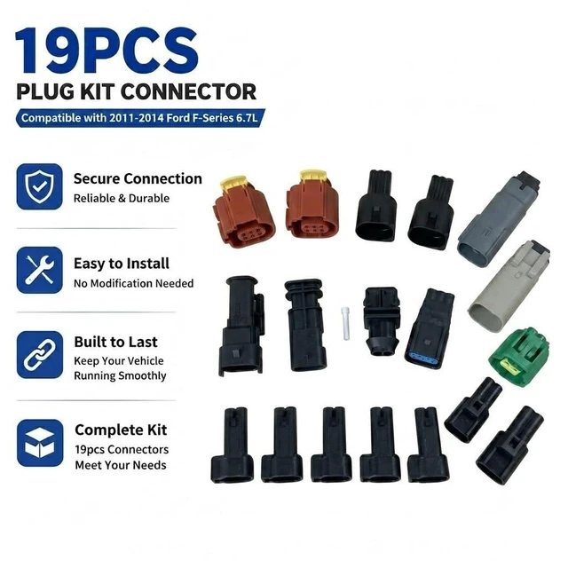 Alt view image 7 of 7 - Tuner Harness Plug Kit for Ford F-Series 2011-2014
