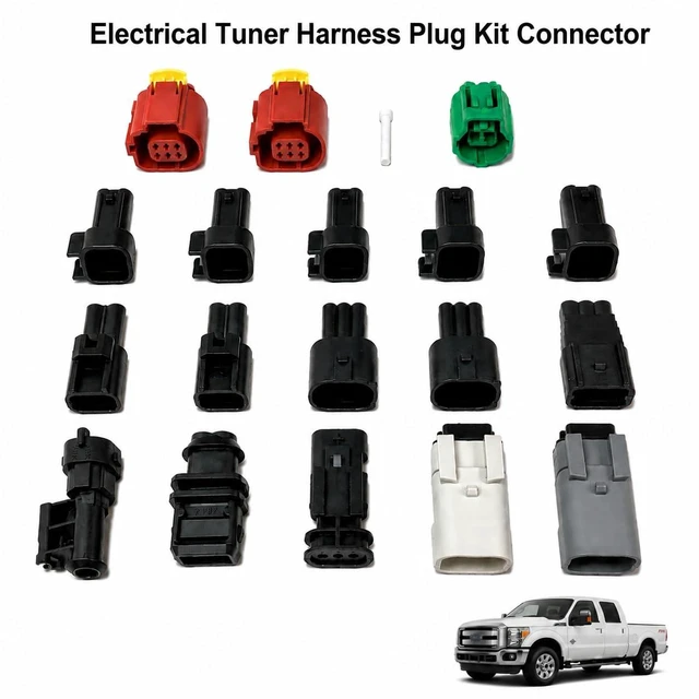 Alt view image 3 of 7 - Tuner Harness Plug Kit for Ford F-Series 2011-2014