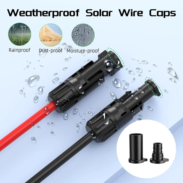 Alt view image 4 of 7 - Solar Connector Caps, 200 Pairs