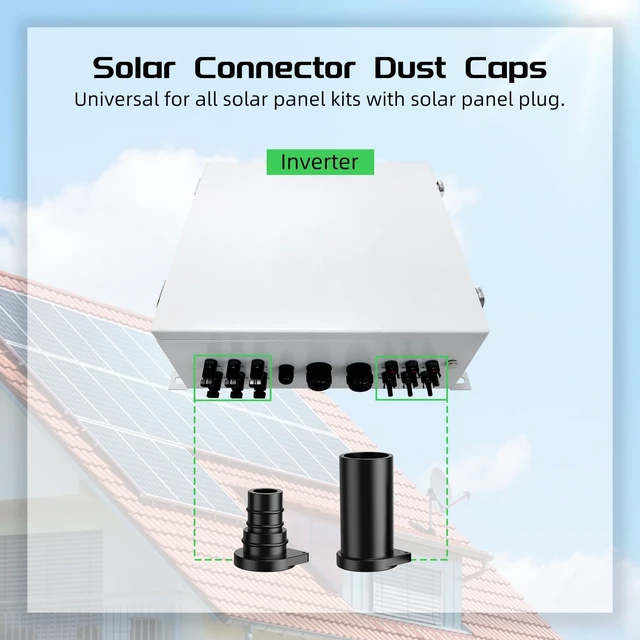 Alt view image 5 of 7 - Solar Connector Caps, 200 Pairs