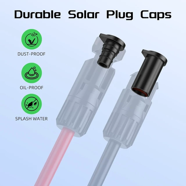 Alt view image 6 of 7 - Solar Connector Caps, 200 Pairs