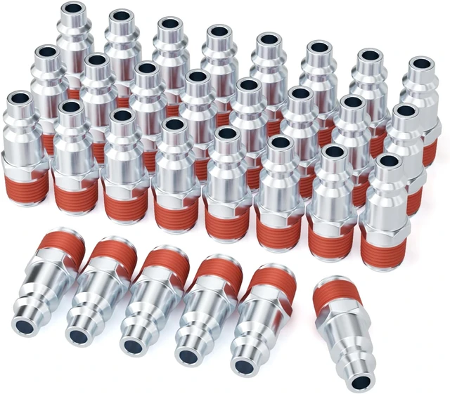 Main image of 30Pcs 1/4" MNPT x 3/8" M-Type Industrial Air Plug