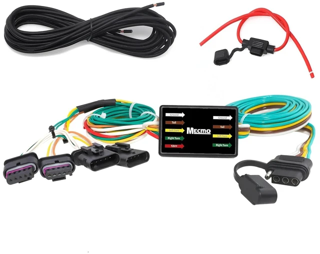 Main image of 56274 Custom 4-Pin Flat Trailer Wiring Harness for 2015-2023 Jeep Renegade, Plug-and-Play T-Connector Hitch Kit