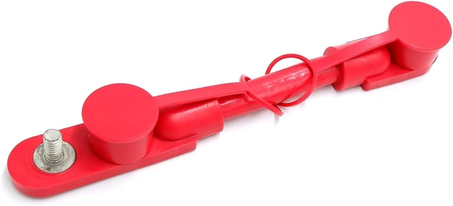 Alt view image 2 of 7 - Overmolded Group 31 8" 1/0 Battery Cable, Red Positive, for Truck/Marine/Boat/Yacht/RV/Caravan/Trailer/Bus