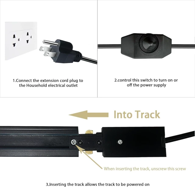 Alt view image 2 of 6 - H Type Live End Cord Kit, 9.84FT Single Circuit