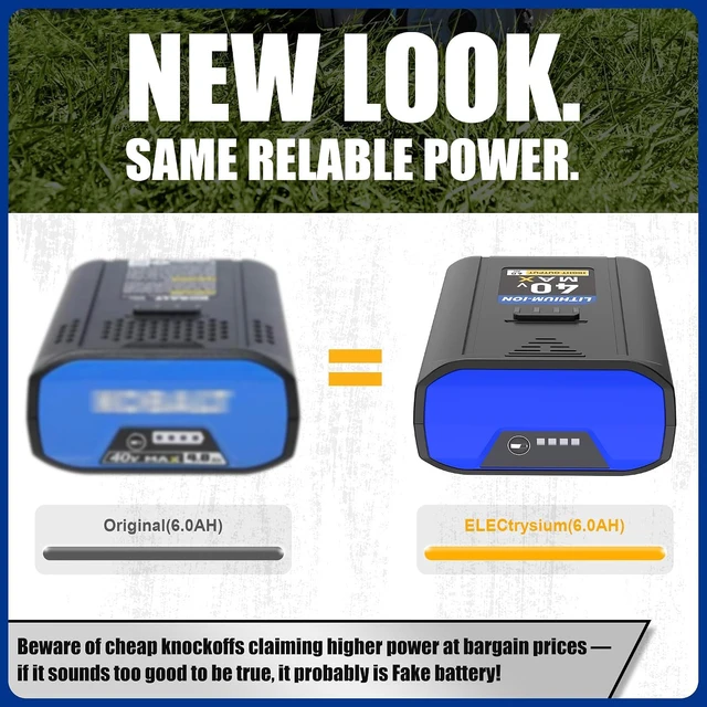 Alt view image 2 of 7 - 6.0Ah Kobalt 40V Battery Replacement, Compatible with All Kobalt 40V Cordless Tools, KB440-03/KB2540C-06/KB240-03/KRC60