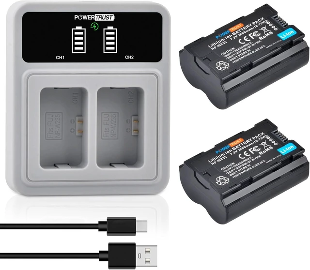 Main image of 2-Pack NP-W235 Battery with 20W Fast Charger
