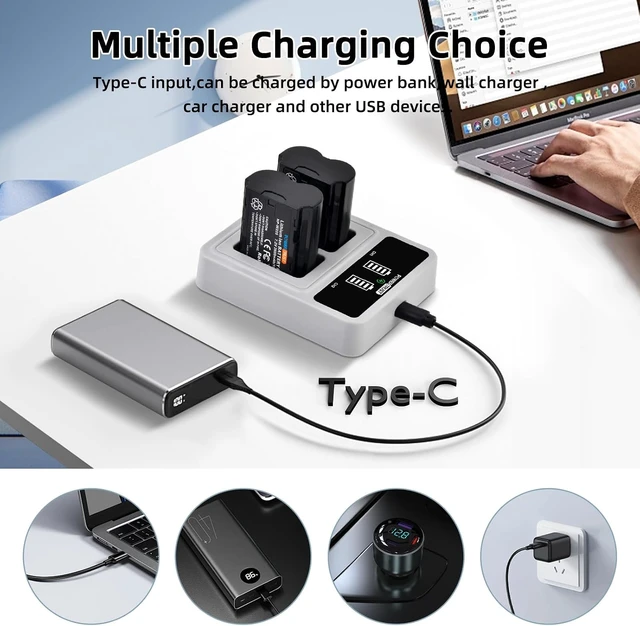 Alt view image 4 of 7 - 2-Pack NP-W235 Battery with 20W Fast Charger
