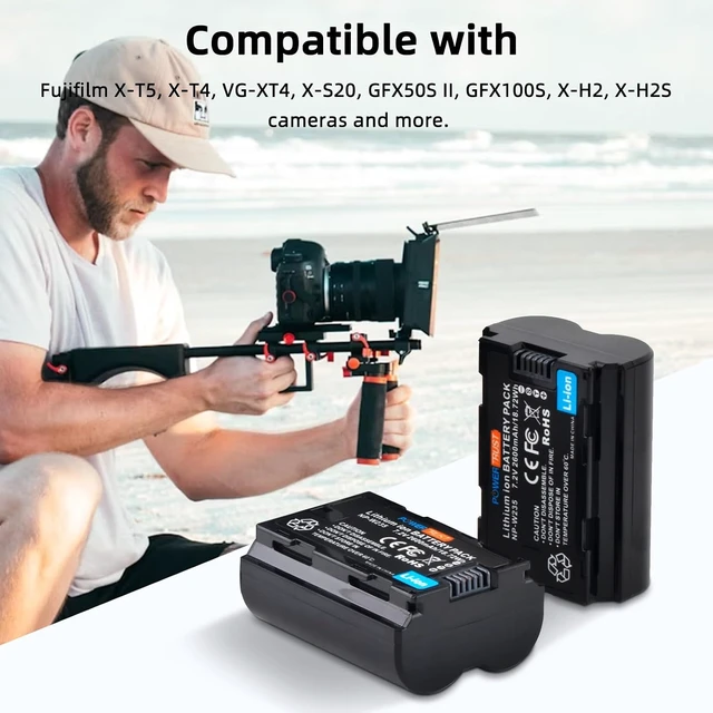 Alt view image 5 of 7 - 2-Pack NP-W235 Battery with 20W Fast Charger