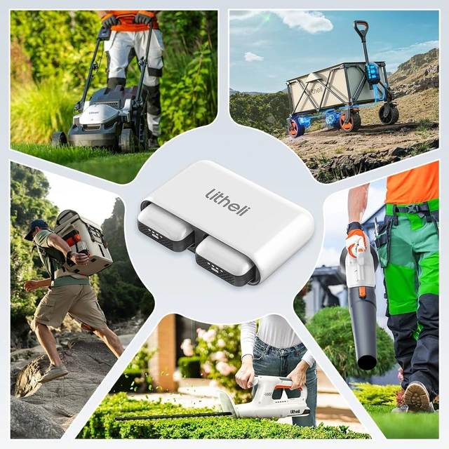 Alt view image 7 of 7 - U20 Battery Charger, 50-Minute Fast Dual Charging with Smart Management, Compact & Portable Design