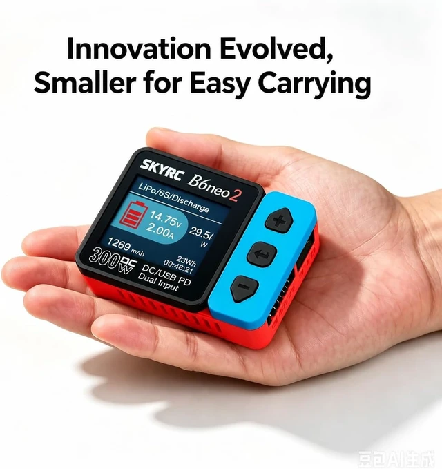 Alt view image 7 of 7 - SKYRC B6 neo2 LiPo Battery Charger, Smart Balance Charger/Discharger, DC 300W PD 80W for 1S-6S LiPo/Li-Ion/LiHV & 1-15S NiMH/NiCd/PB with 10-in-1 XT60 Adapter