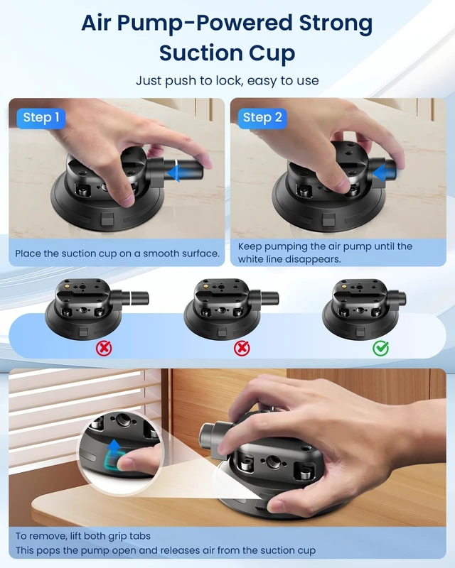Alt view image 4 of 7 - 4" Suction Cup Mount with Magic Arm for GoPro & Insta360 Action Cams