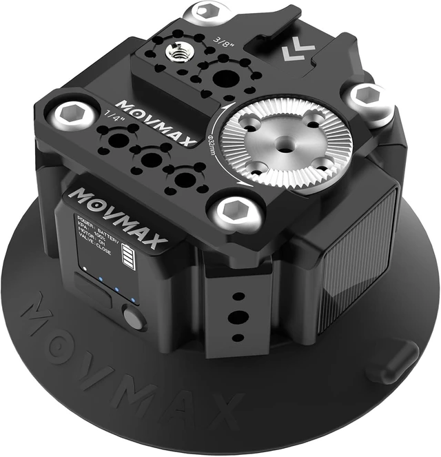 Main image of MOVMAX 4.5" Solar Electric Suction Cup Mount for DSLR & Action Cameras