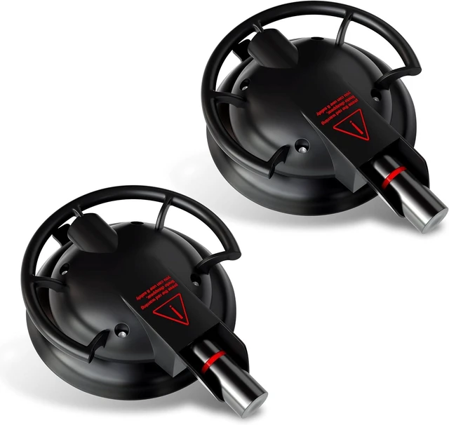 Main image of 5.2" Air Pumped Suction Cup Tie-Down Anchors, 220Lb Heavy-Duty Vacuum Holder for Car Camping Tarps, Awnings, Surfboards & Tents