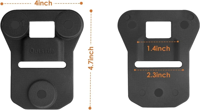 Alt view image 5 of 6 - CammPro Body Camera Magnetic Mount, Universal Wearable Magnet Clip Holder for All Body Camera Brands (New Upgrade)