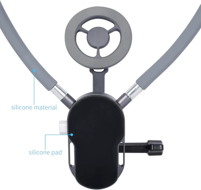 Alt view image 6 of 7 - Aluminum Neck Holder for iPhone 18/17/16/15/14/13 - 639