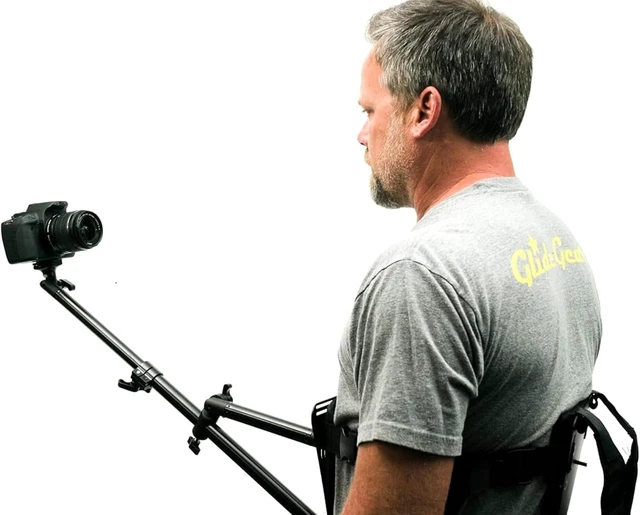 Alt view image 2 of 7 - SNC 100 Snorricam Body-Mounted Camera Rig, POV Stabilizer for DSLR & Mirrorless with Adjustable Chest Harness for Cinematic Walking Shots, Music Videos & Action Filmmaking