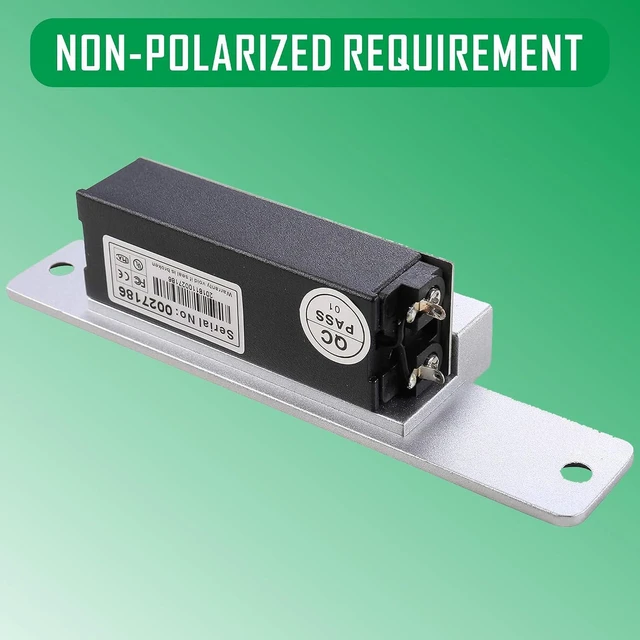 Alt view image 3 of 7 - Fail-Secure 12VDC Electric Door Strike Lock for Access Control