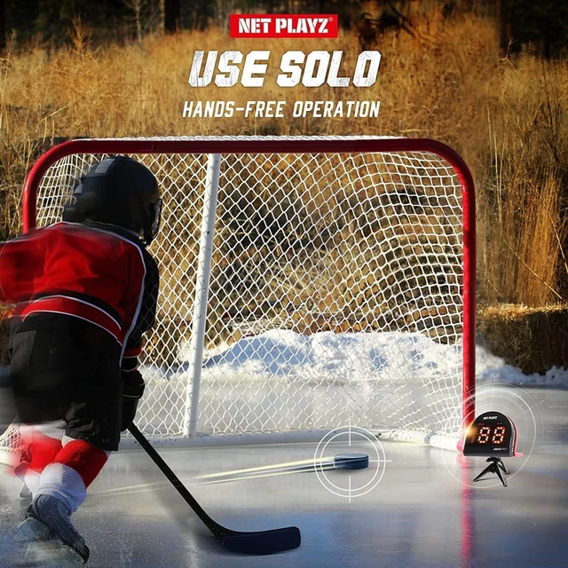 Alt view image 3 of 6 - Hands-Free Hockey Speed Radar Gun, Training Aid Speed Sensor