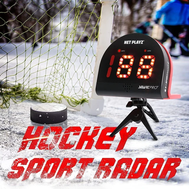 Alt view image 5 of 6 - Hands-Free Hockey Speed Radar Gun, Training Aid Speed Sensor