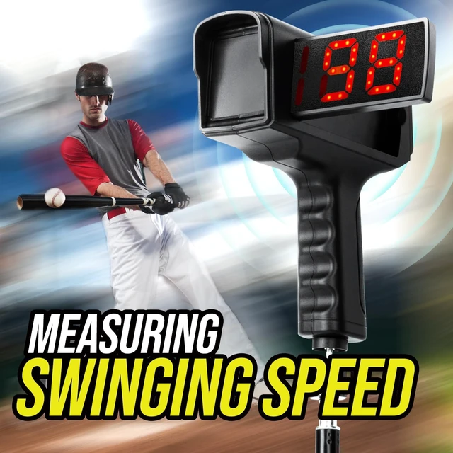 Alt view image 6 of 7 - Baseball Radar Gun with Tripod & LED+LCD Large Display